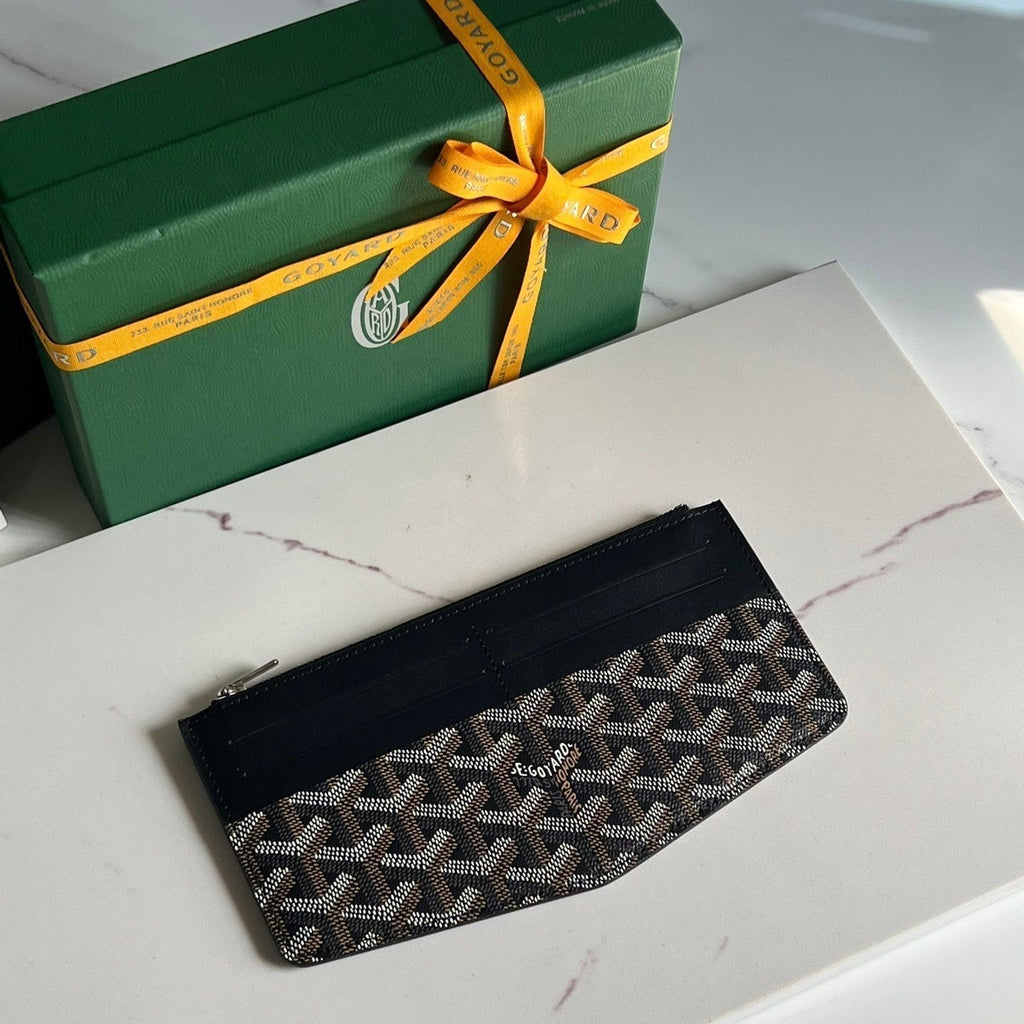 Goyard Insert Louise 21 in Black Goyardine Canvas Bag