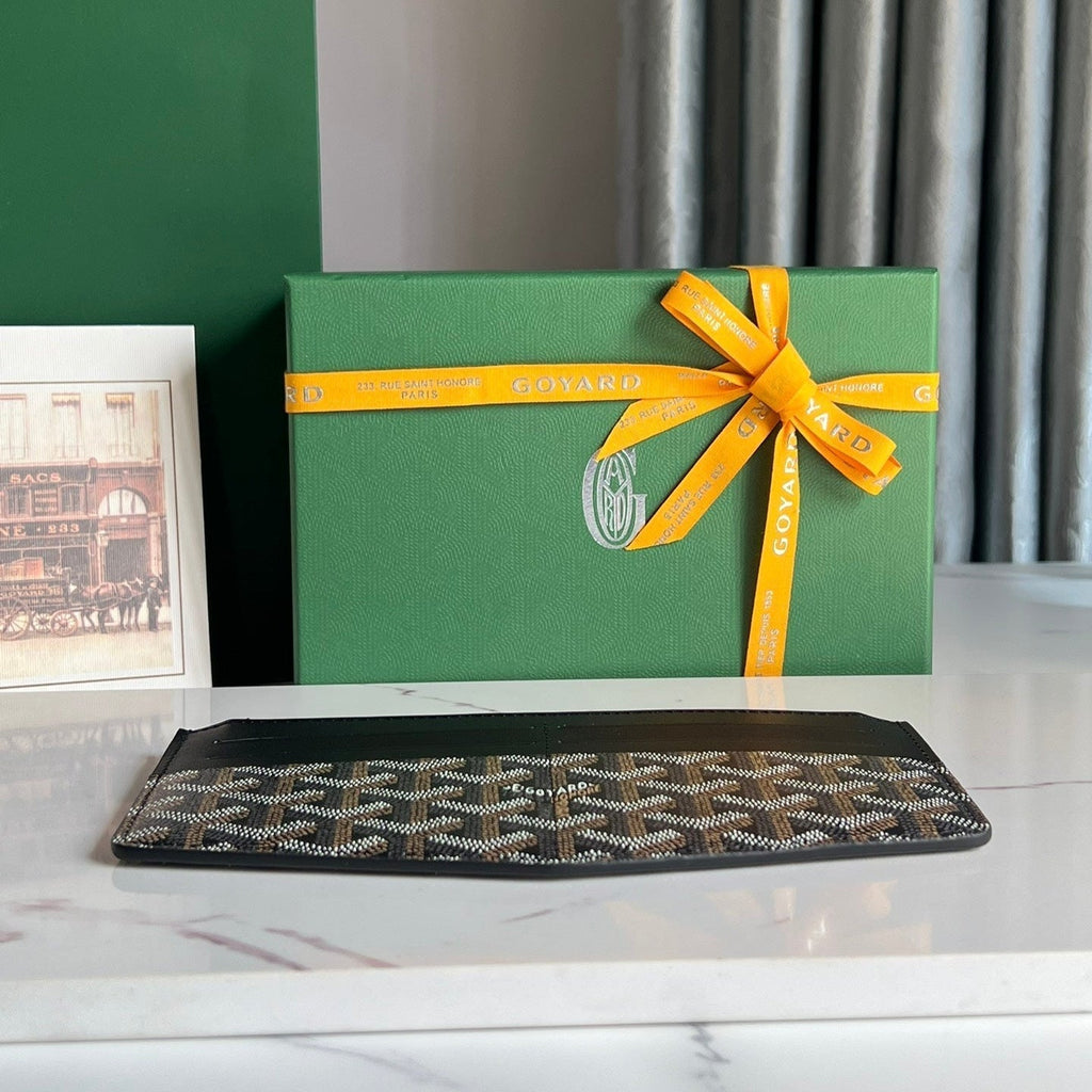 Goyard Insert Louise 21 in Black Goyardine Canvas Bag