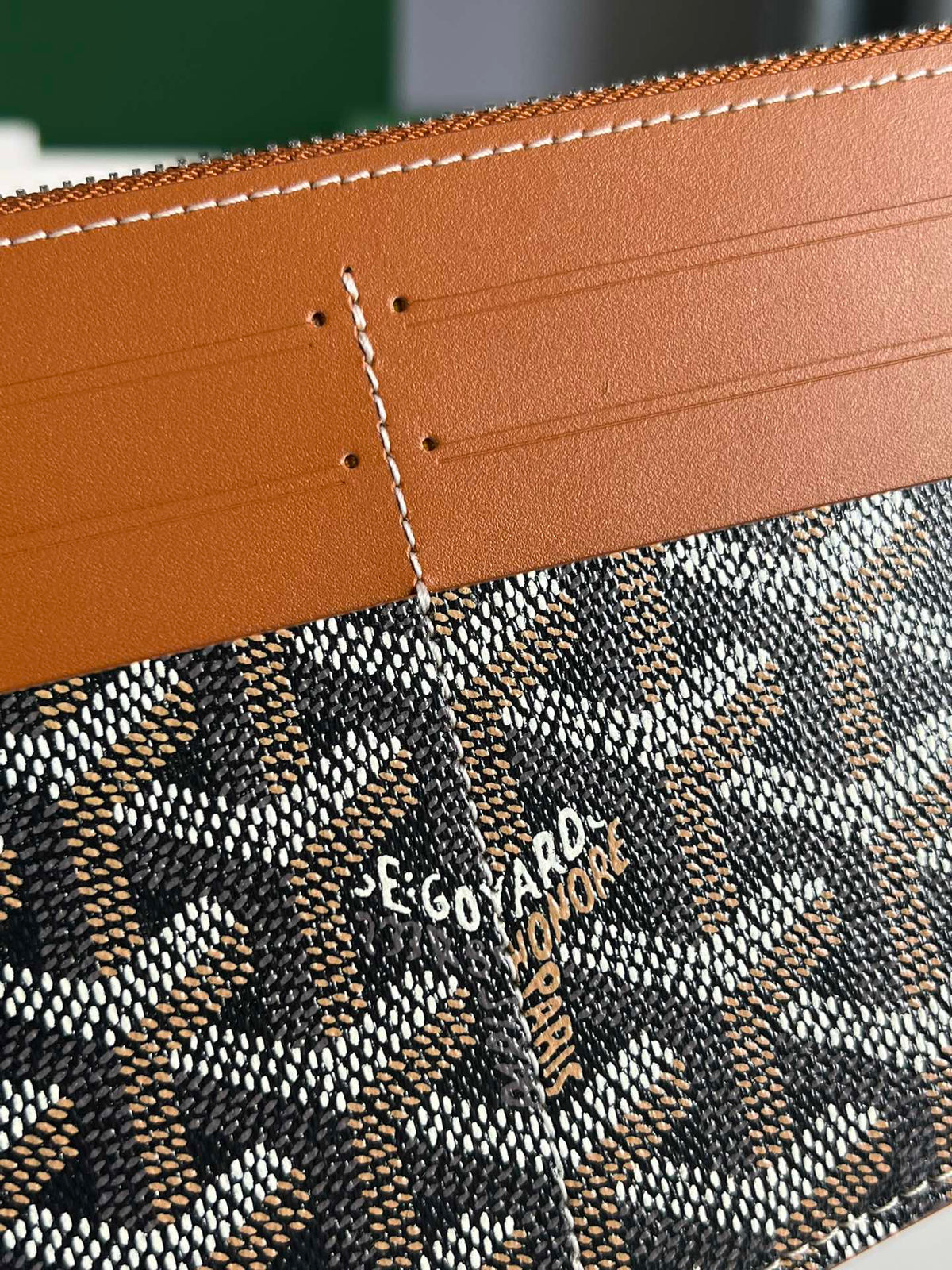 Goyard Insert Louise 21 in Brown Goyardine Canvas Bag