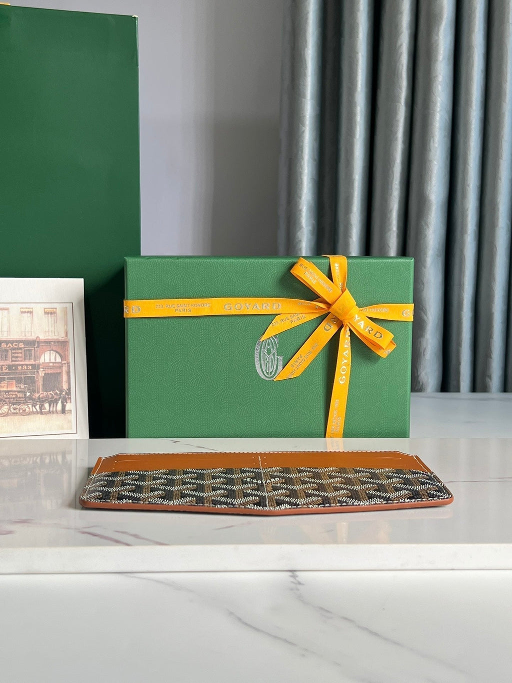 Goyard Insert Louise 21 in Brown Goyardine Canvas Bag