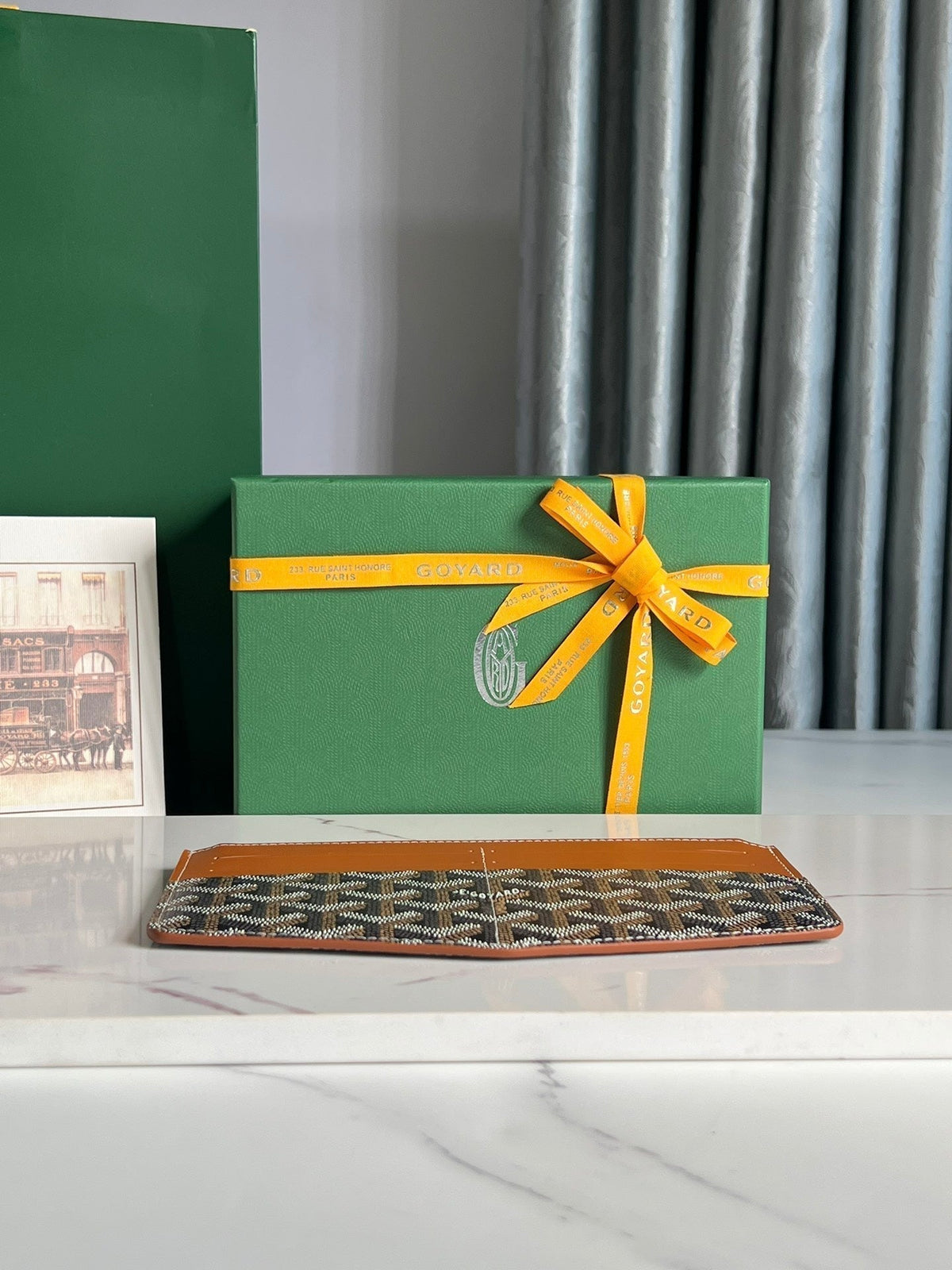 Goyard Insert Louise 21 in Brown Goyardine Canvas Bag