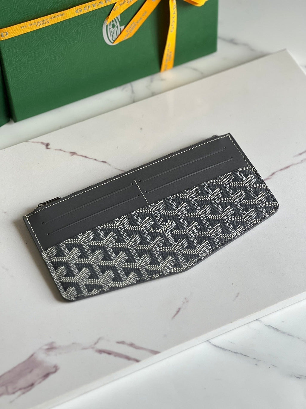Goyard Insert Louise 21 in Grey Goyardine Canvas Bag