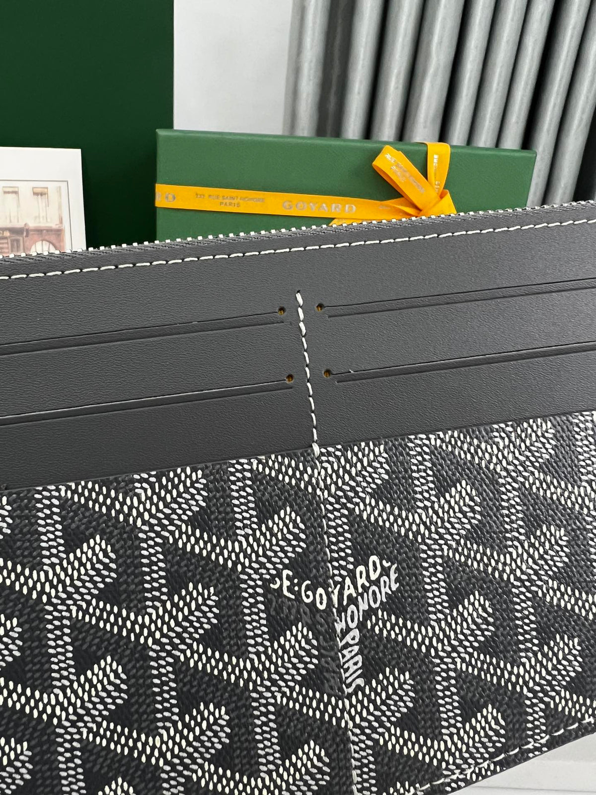 Goyard Insert Louise 21 in Grey Goyardine Canvas Bag