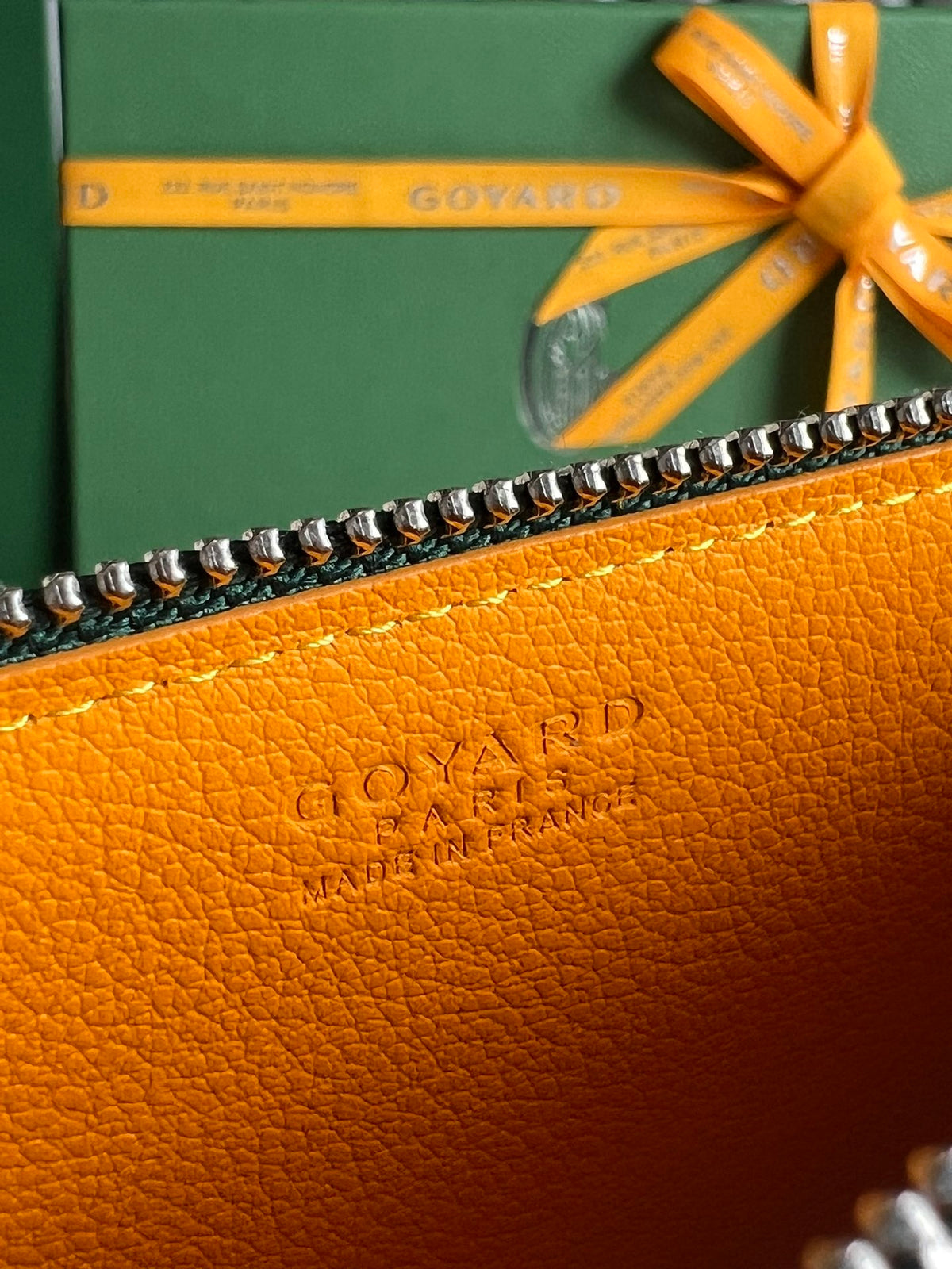 Goyard Insert Louise 21 in Green Goyardine Canvas Bag