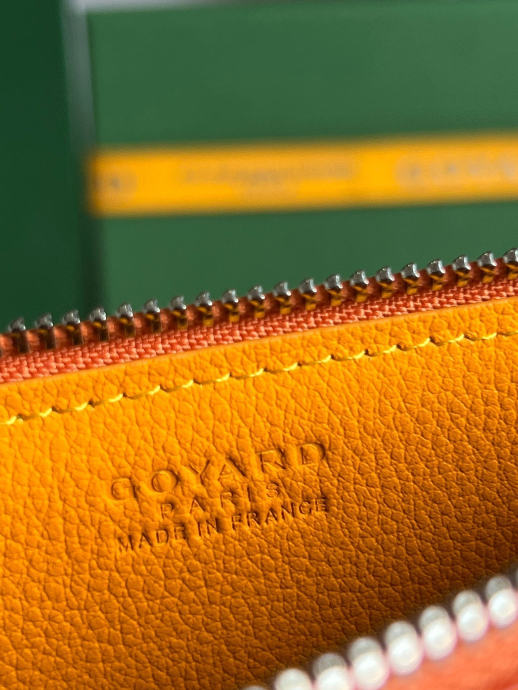Goyard Insert Louise 21 in Red Orange Goyardine Canvas Bag