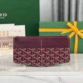 Goyard Insert Louise 21 in Burgundy Red Goyardine Canvas Bag