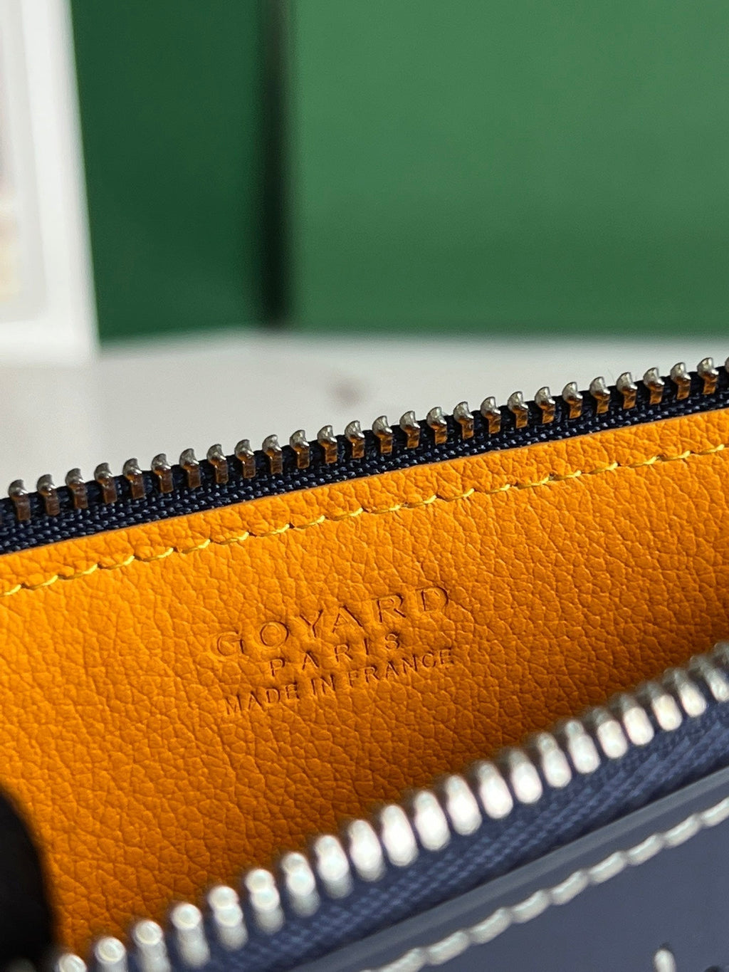 Goyard Insert Louise 21 in Gunpowder Blue Goyardine Canvas Bag