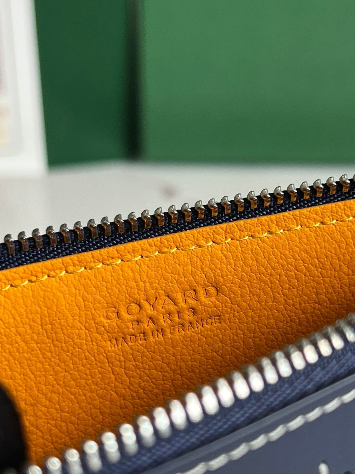 Goyard Insert Louise 21 in Gunpowder Blue Goyardine Canvas Bag