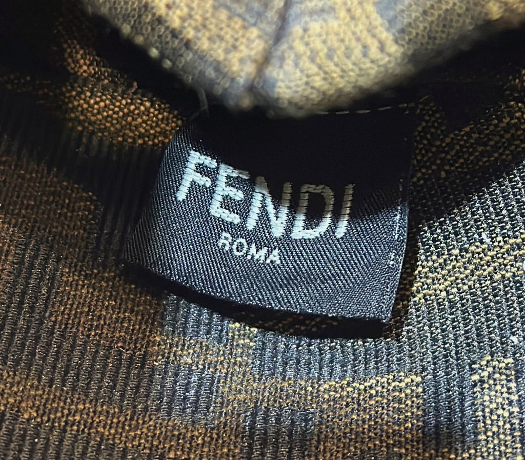 Fendi 26 First Small in Midnight Blue Mix White Calfskin Silver Hardware Bag