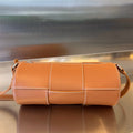 Bottega Veneta Cylinder Cassette 30 in Bronze Brown Calfskin Bag