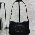 Dior Hobo Signature 23 Bag in Black Lambskin