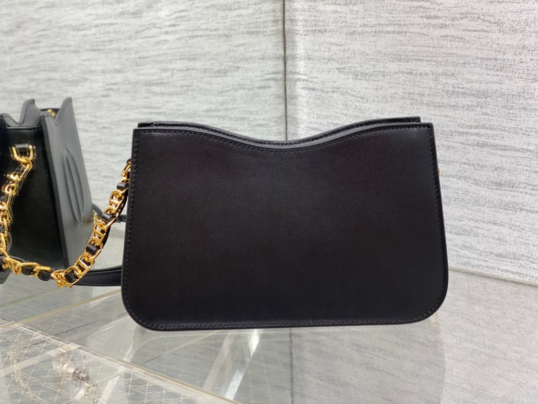 Dior Hobo Signature 23 Bag in Black Lambskin