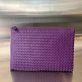 Bottega Veneta Intrecciato 30 in Purple Violet Lambskin Bag