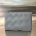 Bottega Veneta Intrecciato 30 in Grey Steel Lambskin Bag