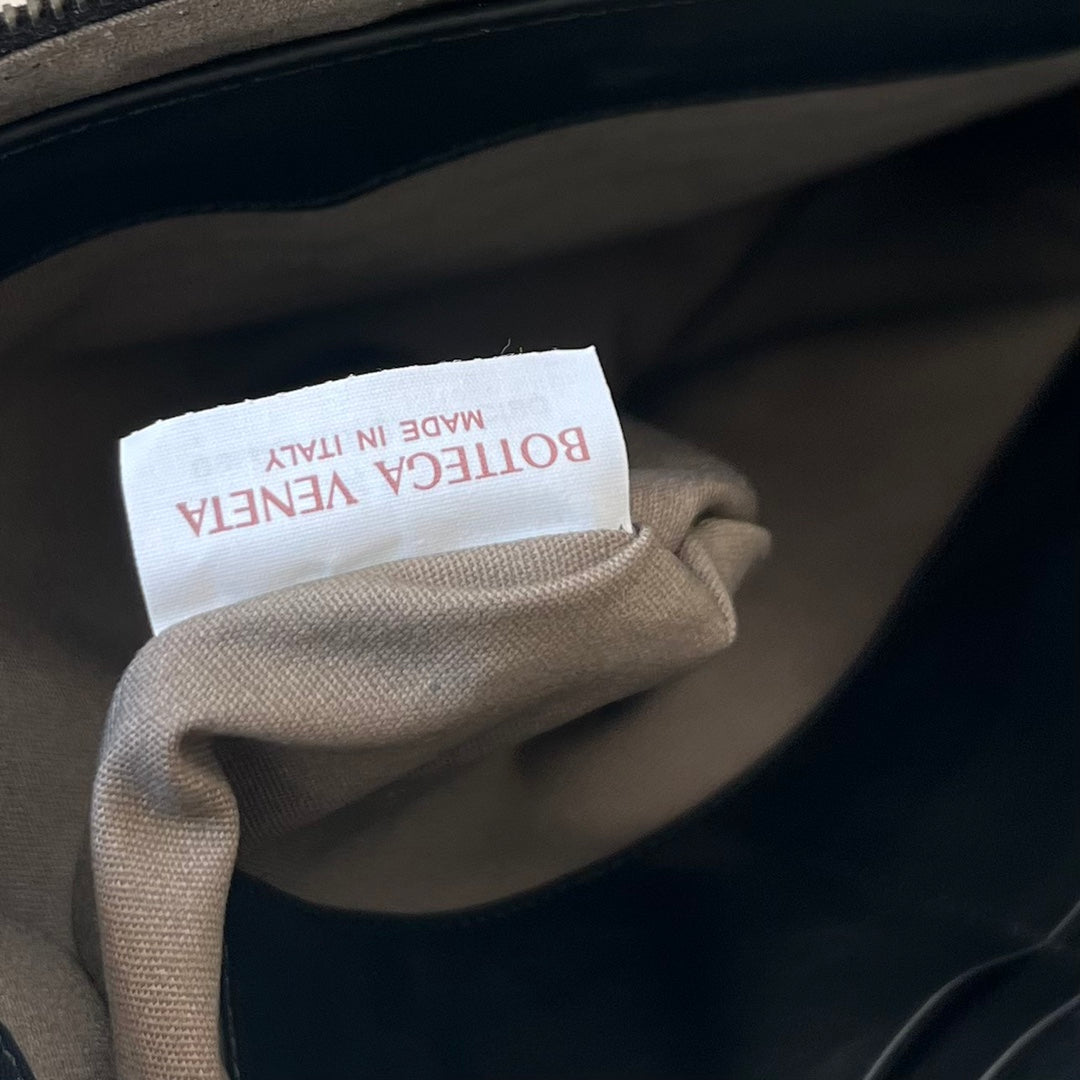 Bottega Veneta Intrecciato 30 in Black Lambskin Bag