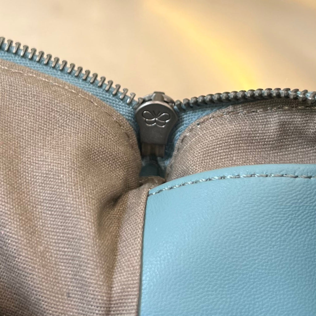Bottega Veneta Intrecciato 30 in Sky Blue Lambskin Bag
