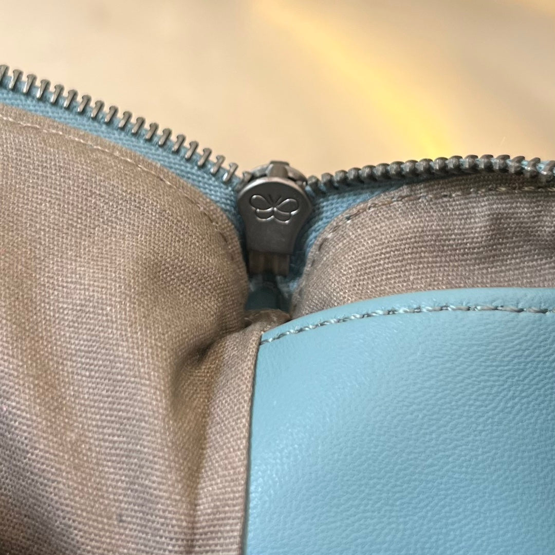 Bottega Veneta Intrecciato 30 in Sky Blue Lambskin Bag