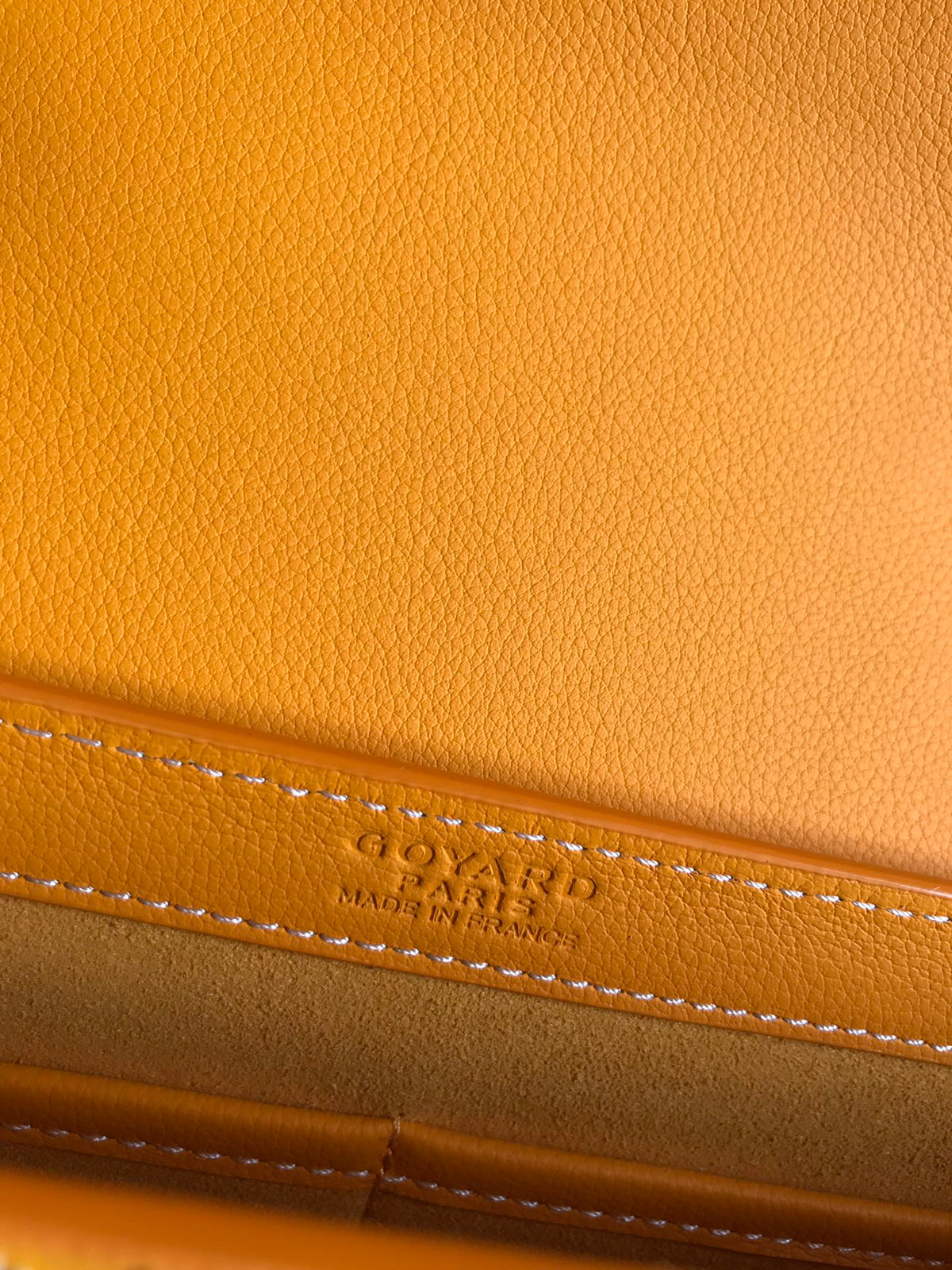 Goyard 233 Bag 25 in Yellow Calfkin and Goyardine Canvas