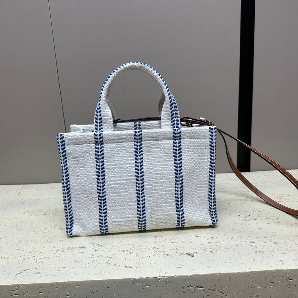 Celine Cabas Thais 26 Calfskin White Bag
