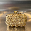 Bottega Veneta Golden Knot 19 in Golden Lambskin Bag