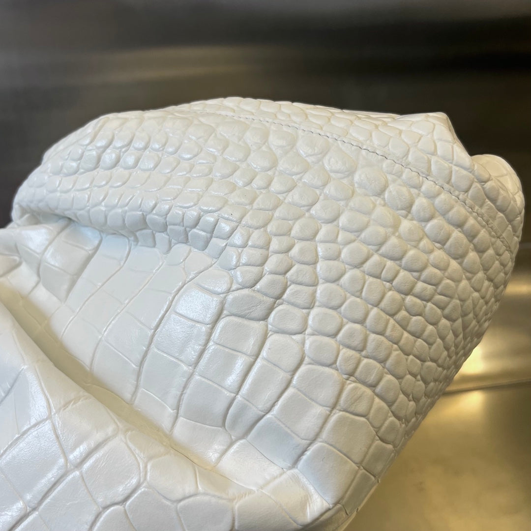 Bottega Veneta Classic Pouch 40cm Plaster Calfskin