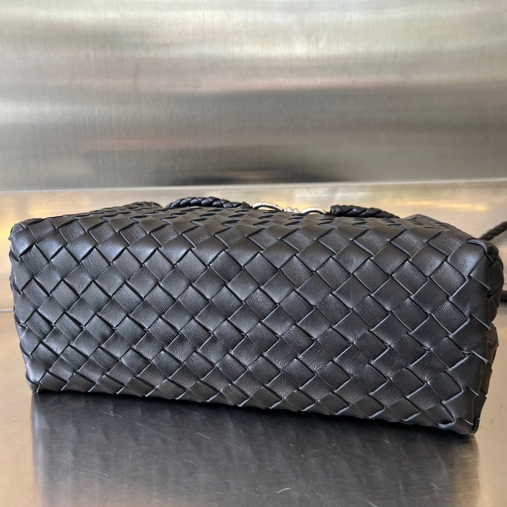 Bottega Veneta Medium Andiamo 32cm Black Lambskin Bag