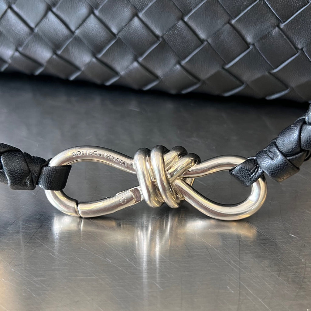 Bottega Veneta Medium Andiamo 32cm Black Lambskin Bag