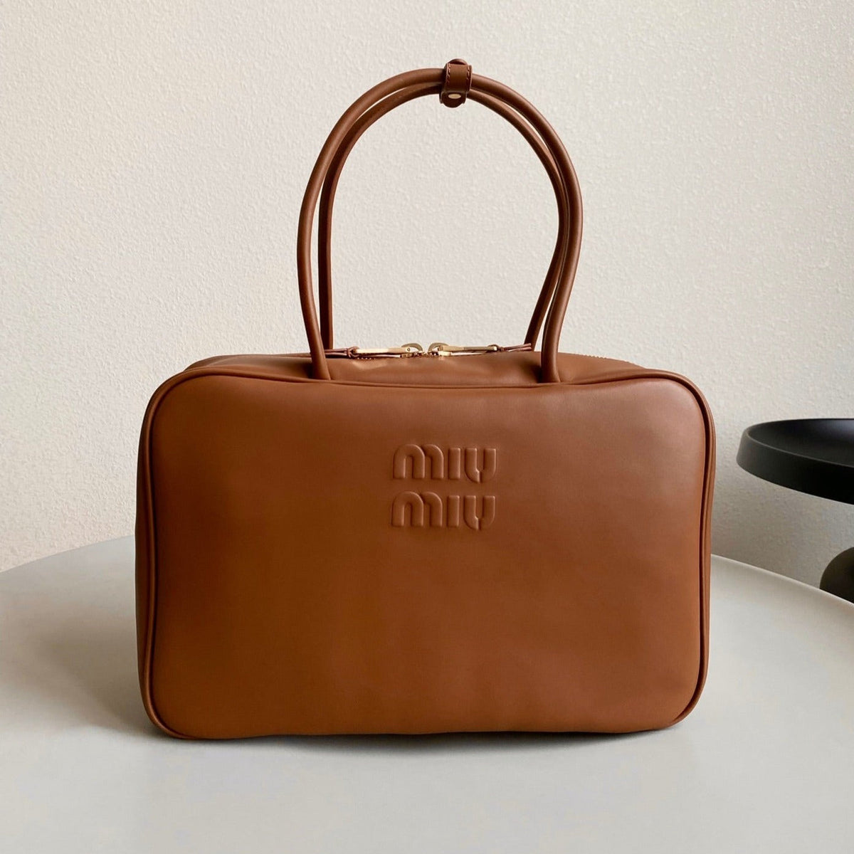 Beau Bag 34 in Caramel Brown Leather