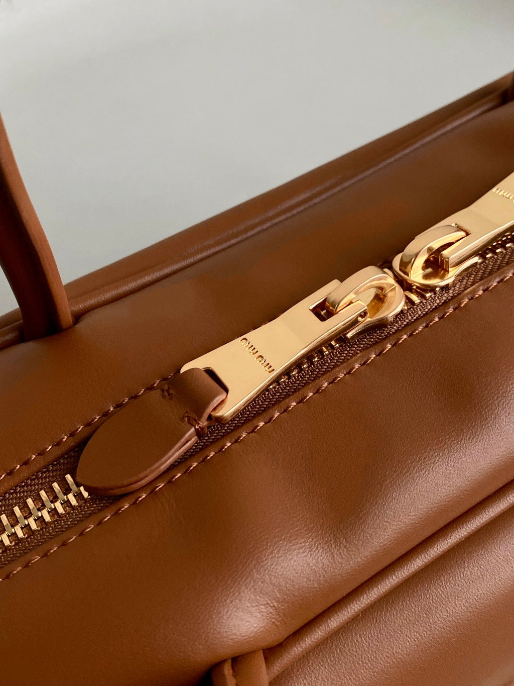 Beau Bag 34 in Caramel Brown Leather