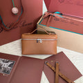 Loro Piana Extra Pocket L19 in Bronze Brown Calfskin with Silver Hardware Bag