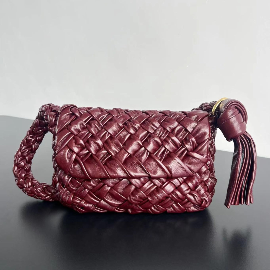 Bottega Veneta Kalimero Città 25 in Barolo Calfskin Bag