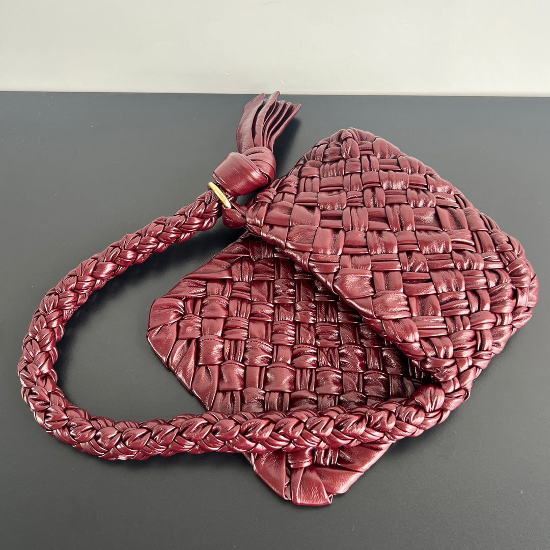 Bottega Veneta Kalimero Città 25 in Barolo Calfskin Bag