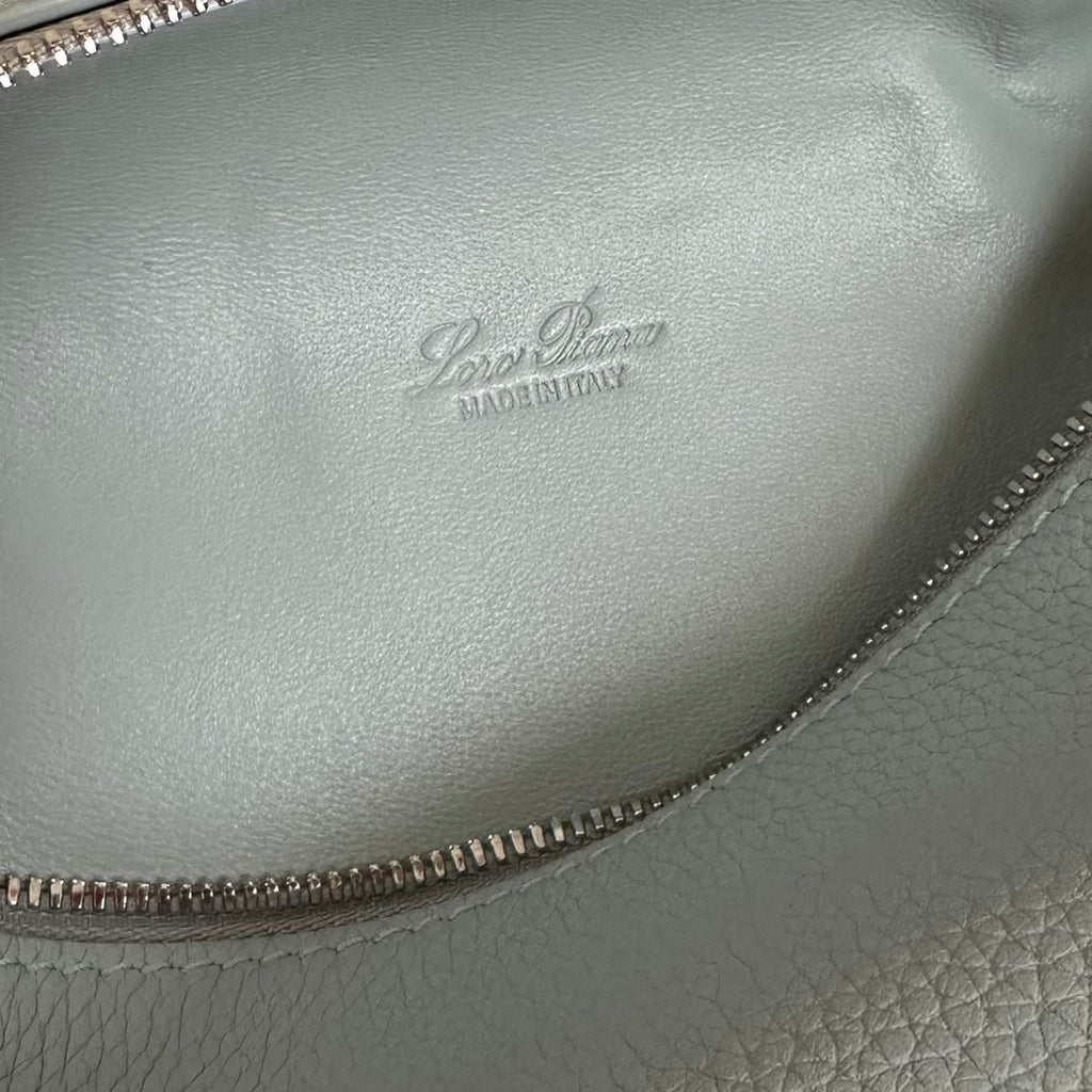 Loro Piana Extra Pocket L19 in Light Blue Calfskin with Silver Hardware Bag