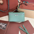 Loro Piana Extra Pocket L19 in Teal Green Calfskin with Silver Hardware Bag