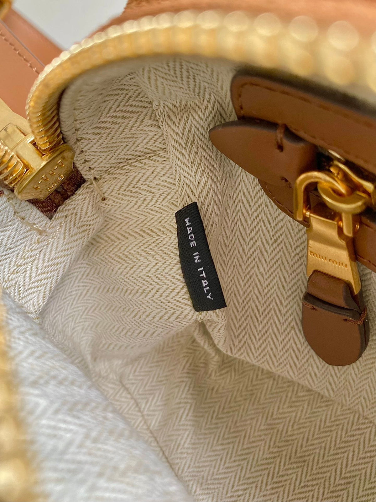 Hobo 24 Bag in Cognac Leather Patchwork