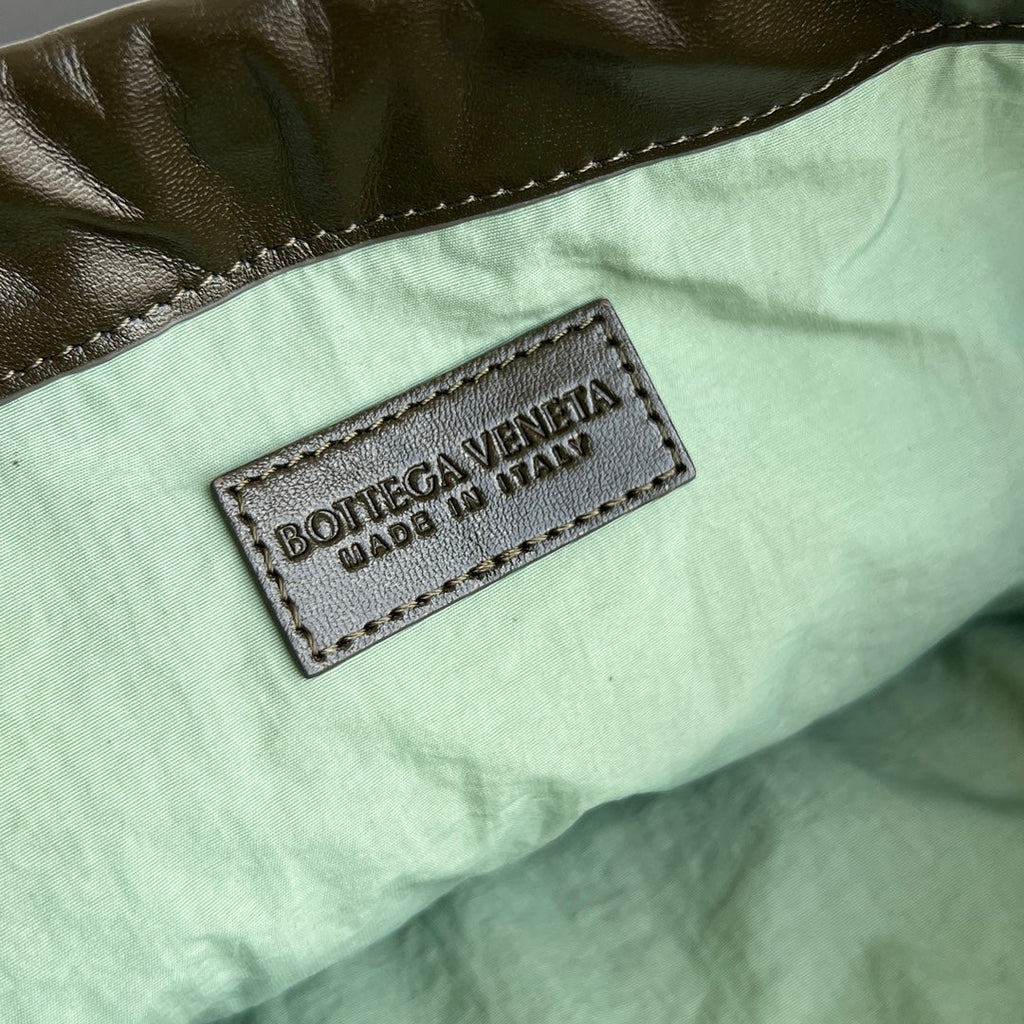 Bottega Veneta Dustbag Medium 32 in Army Green Calfskin Bag