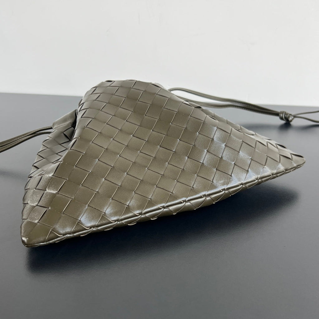 Bottega Veneta Dustbag Medium 32 in Army Green Calfskin Bag