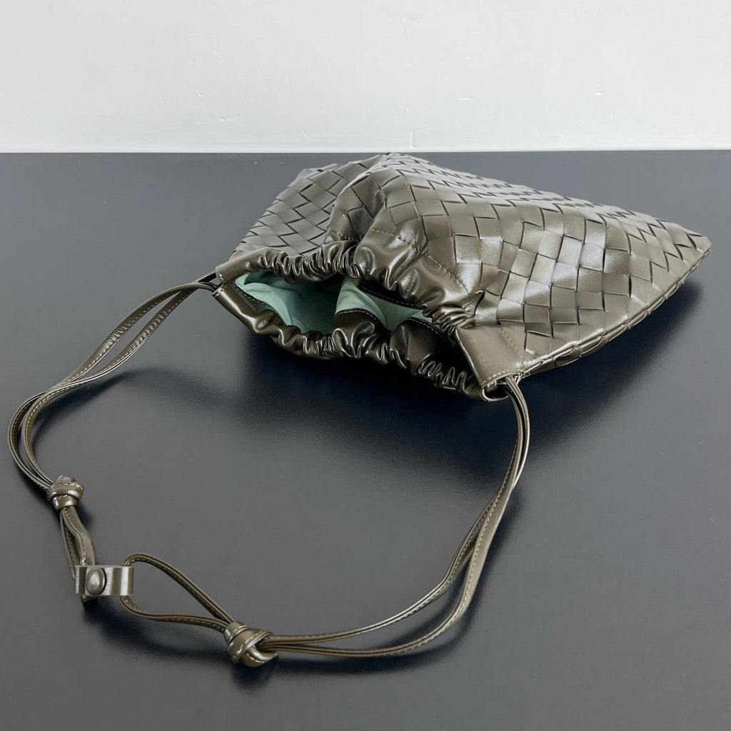 Bottega Veneta Dustbag Medium 32 in Army Green Calfskin Bag