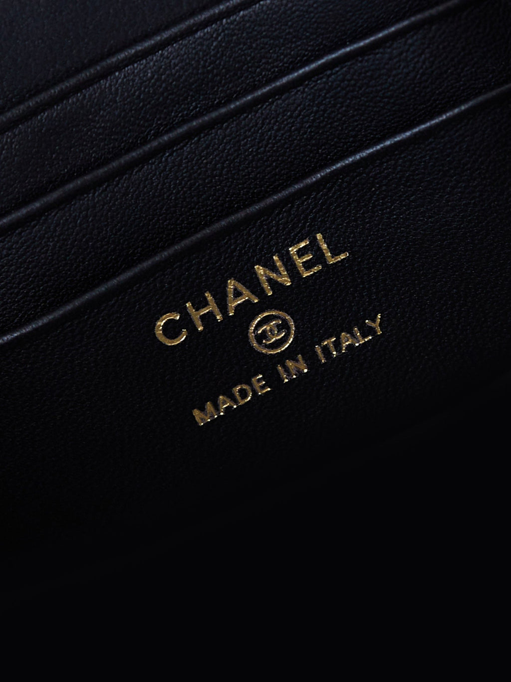 Chanel 25S Mini Vanity Bag 16 cm in Black Lambskin with Crystal-Embellished Logo