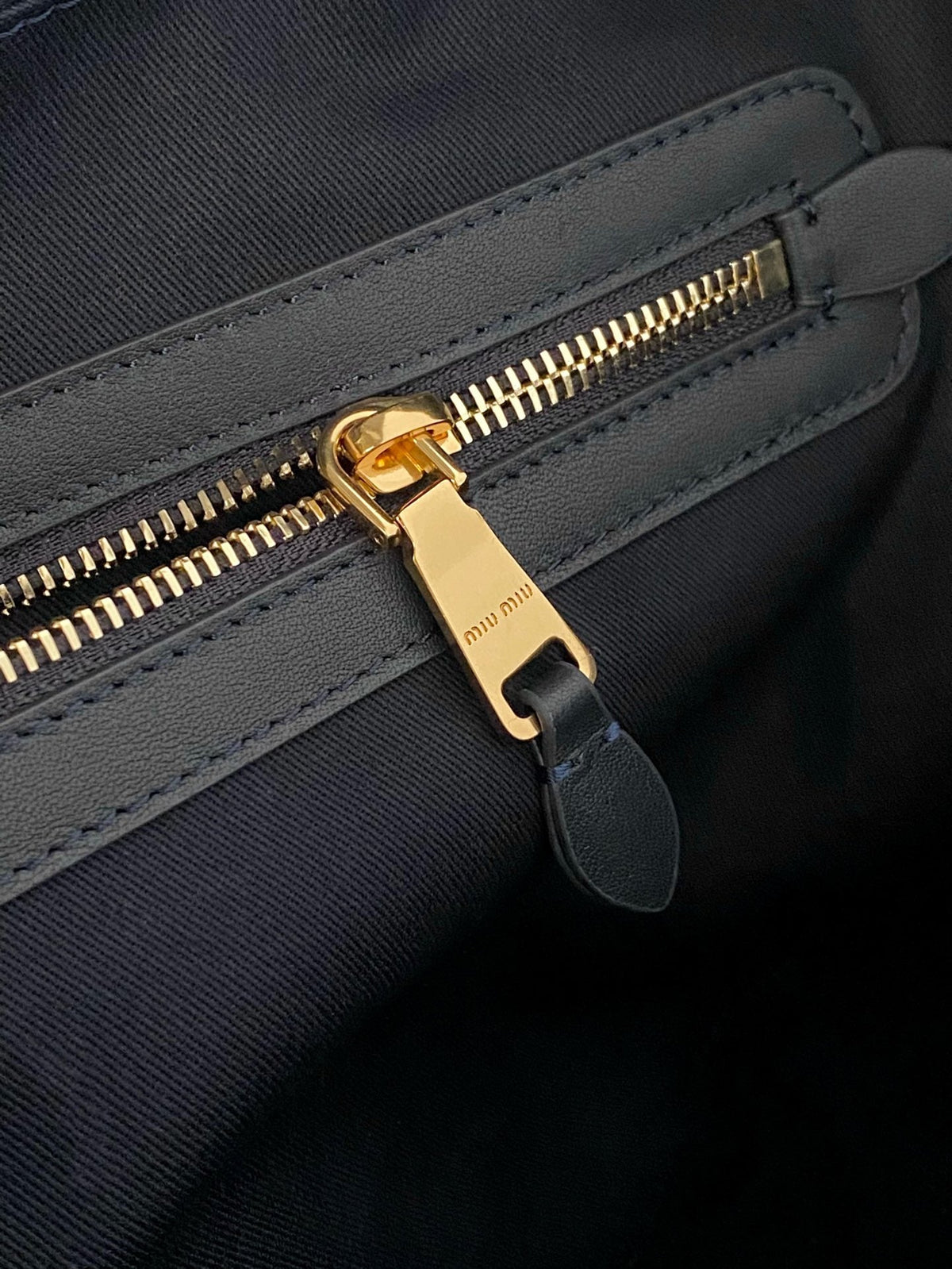 Beau Top Handle Bag 34 in Navy Blue Corduroy