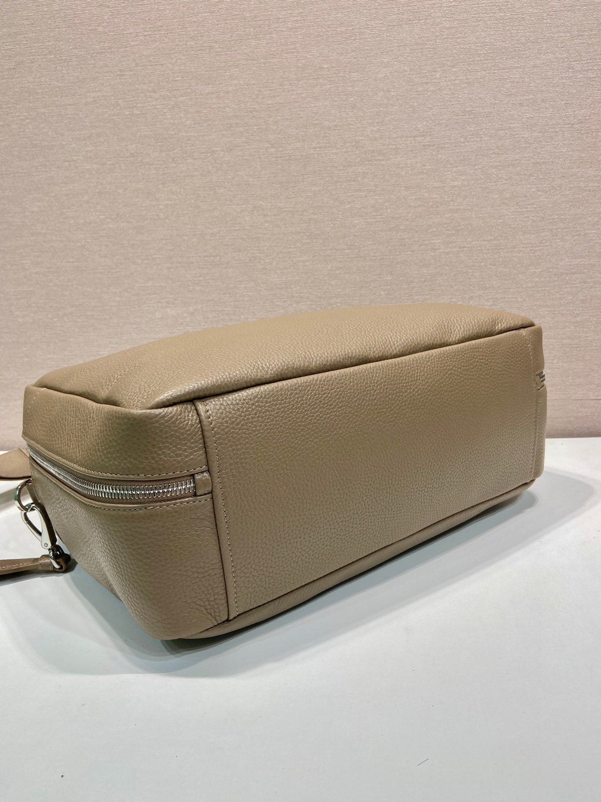 Prada Briefcase 40 in Dried Moss Grained Calfskin Bag