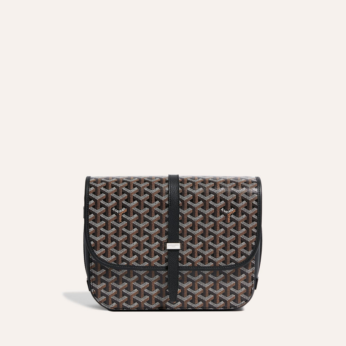 Goyard Belvedere MM Bag 28cm Black Canvas