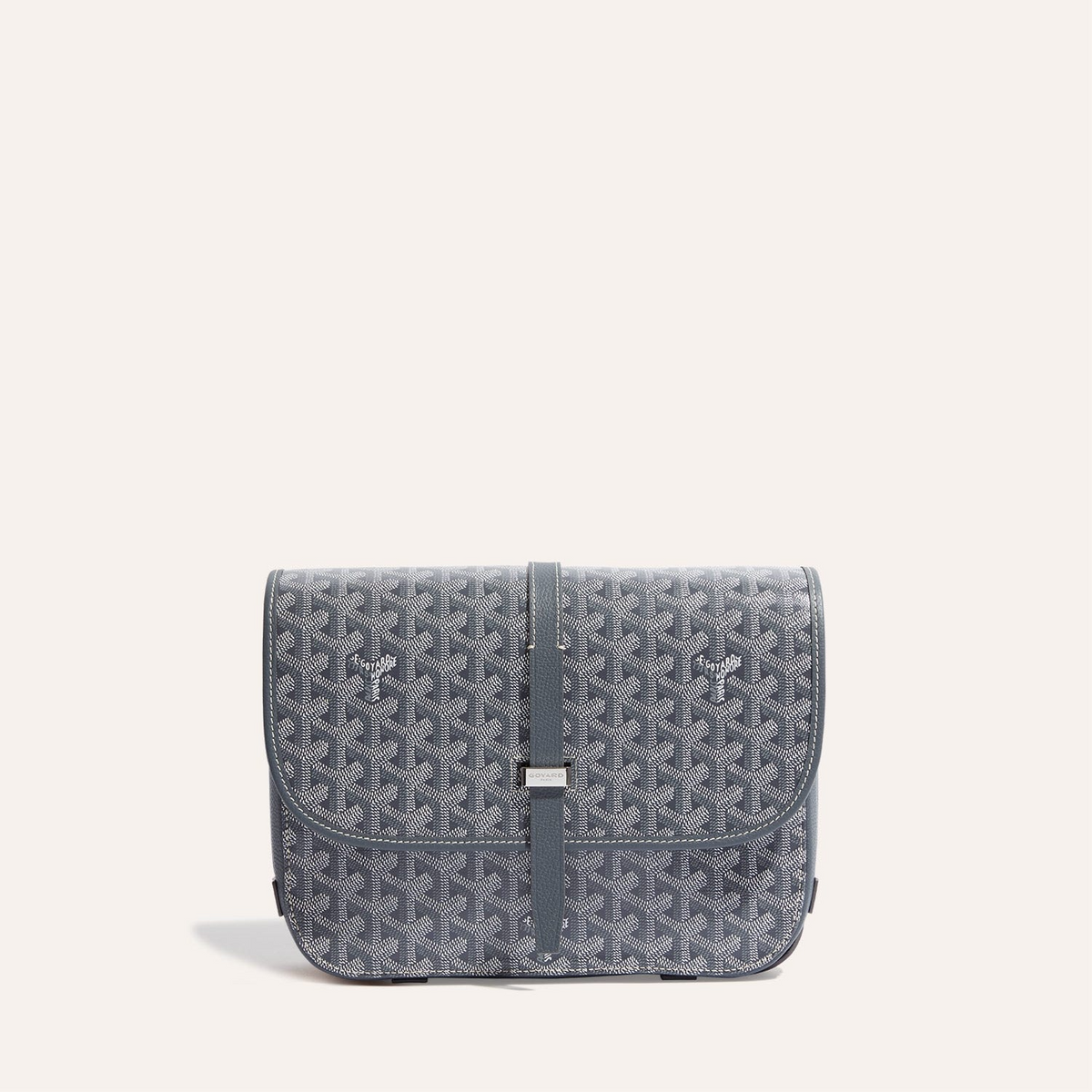 Goyard Belvedere MM Bag 28cm Grey Canvas