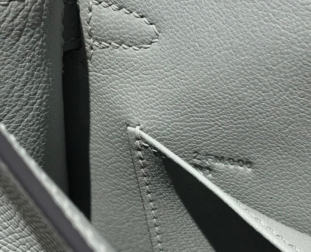 Hermes Kelly Mini 20 Medium Grey Epsom Gold Hardware Bag