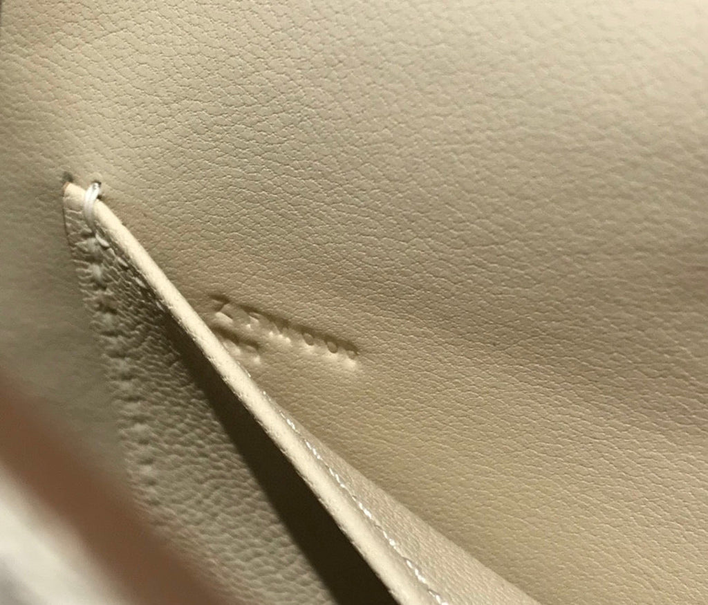 Hermes Kelly Mini 20 White Epsom Silver Hardware Bag