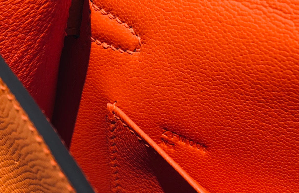 Hermes Kelly Mini 20 Orange Epsom Gold Hardware Bag