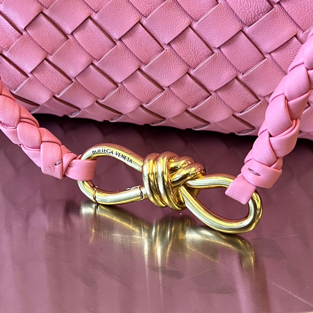 Bottega Veneta Large Andiamo 45cm Pink Lambskin Bag