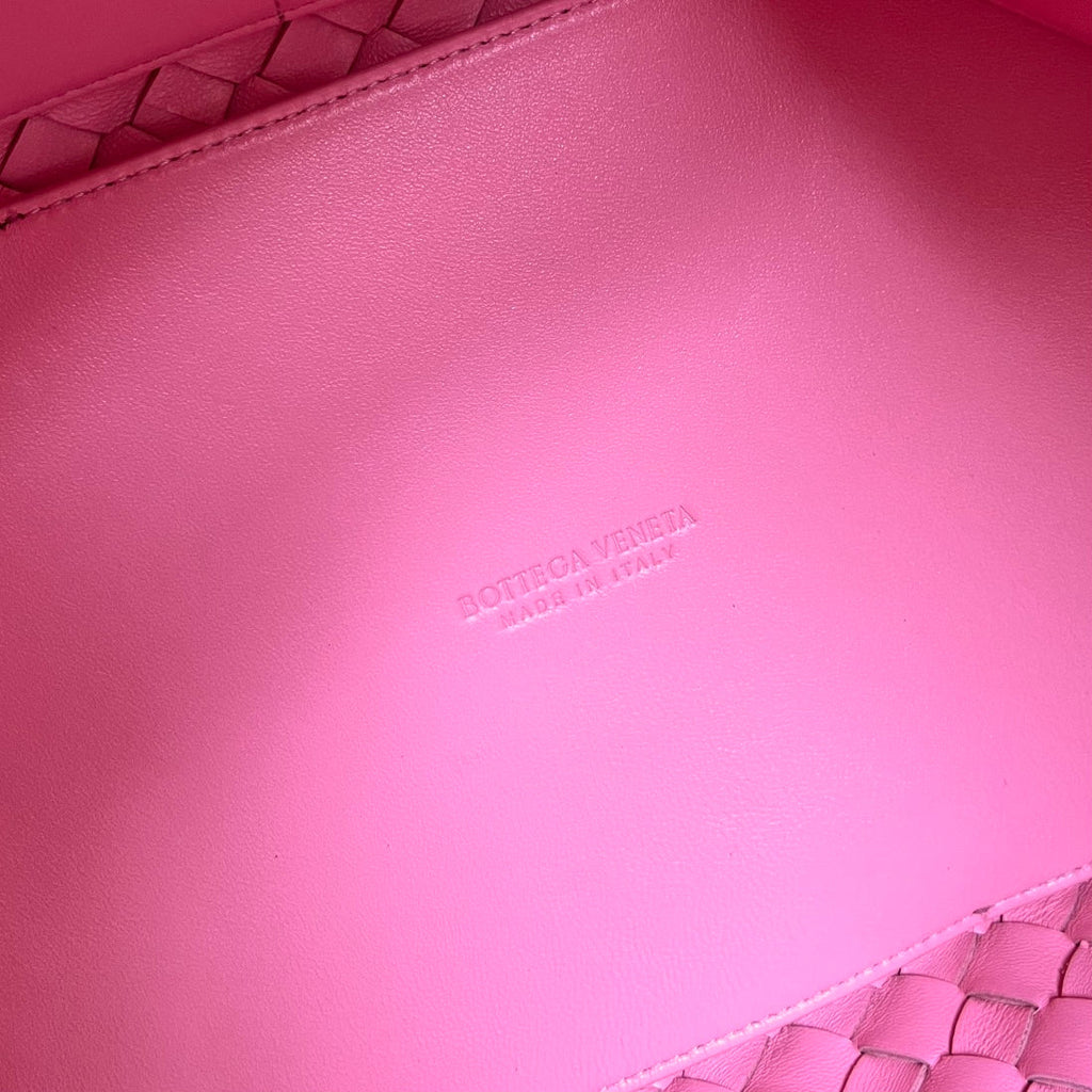Bottega Veneta Large Andiamo 45cm Pink Lambskin Bag