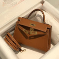 Hermes Kelly Mini 20 Golden Brown Epsom Gold Hardware Bag