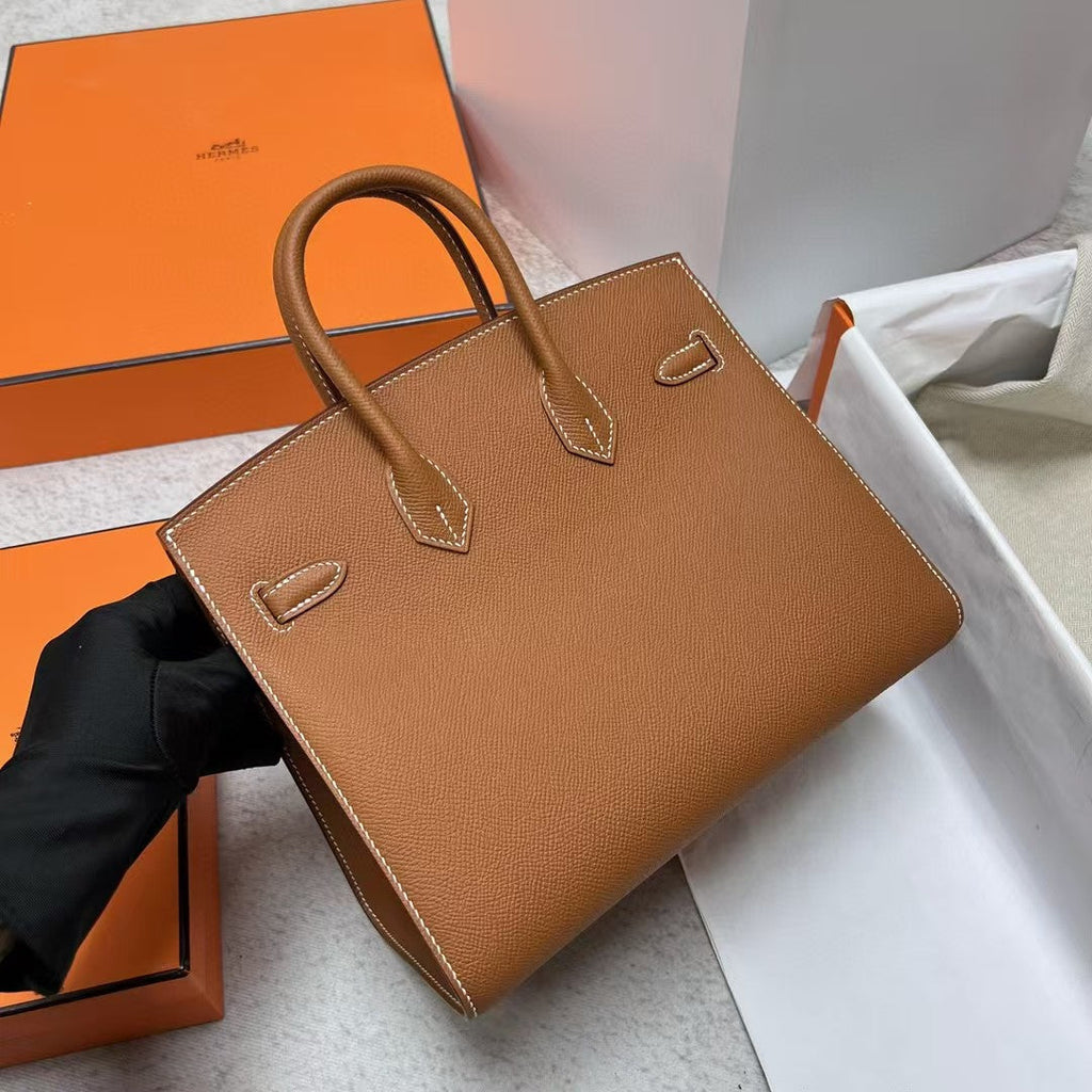 Hermes Birkin 25cm Gold Togo Leather Silver Hardware Bag